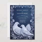 ホワコンテンポラリーモダンイドブ結婚ス 招待状 (正面)