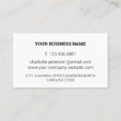 ホワシンプルイトヨガインストラクター  名刺 (裏面)