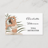 ホワシンプルイトヨガインストラクター  名刺 (正面)