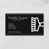 ホワシンプルイト&ブラックハウスキーパー清掃サービス 名刺 (正面)