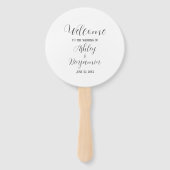 ホワシンプルイ結婚ト式プログラム ハンドファン (正面)