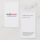 ホワスタイリッシュイ実在エスティ代理プロフェッショナル 名刺 (正面/裏面)
