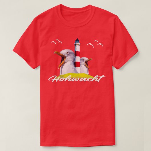 ホワチバルティックシーコーストビーチギフト土産T Tシャツ (デザイン正面)