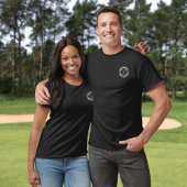 ホワパーソナライズされたイトゴルフクラブ名スタンプ Tシャツ