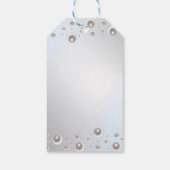 ホワミニマルイトパールシルバーブライダルシャワーありがとう ギフトタグ (裏面)