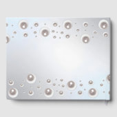 ホワミニマルイトパールシルバーブライダルシャワー ゲストブック (裏面)