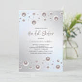 ホワミニマルイトパールシルバーブライダルシャワー 招待状 (スタンド正面)