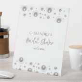 ホワミニマルイトパールブライダルシャワー 台座サイン (インサイチュ)