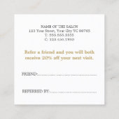 ホワモダンイエレガントトゴールデン紹介車 紹介カード (裏面)