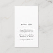 ホワモダンイエレガントトストライプモノグラム・コンサルタント 名刺 (裏面)