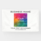 ホワモダンイエレガントトビジネスのロカスタムゴテンプレート 横断幕 (横)