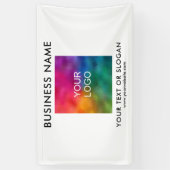 ホワモダンイエレガントトビジネスのロカスタムゴテンプレート 横断幕 (縦)