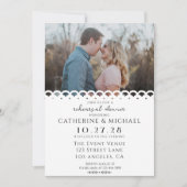 ホワモダンイエレガントトレース写真リハーサルディナー 招待状 (正面)