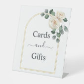 ホワモダンイエレガントトローズゴールデンアーチカード&ギフト 台座サイン (正面)