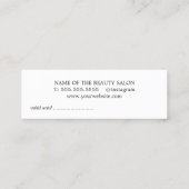 ホワモダンイカラフルトパンチ美しいサロン ロイヤリティカード (裏面)