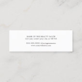 ホワモダンイカラフルトパンチ美しいサロン ロイヤリティカード (裏面)