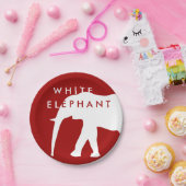 ホワモダンイトエレファントホリデーパーティー ペーパープレート (パーティー)