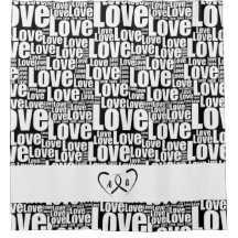 ホワモダンイトラブタイポグラフィ&絡み合いハート