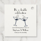 ホワモダンイト二重お祝いジョイント誕生日 フェイバータグ (裏面)