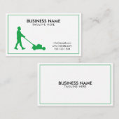 ホワモダンイト&グリーンランドスキャパー芝生サー気にビス 名刺 (正面/裏面)