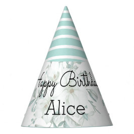 ホワモダンイト・マグノリア・グリーナリー誕生日パーティーハット パーティーハット