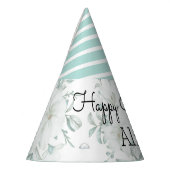 ホワモダンイト・マグノリア・グリーナリー誕生日パーティーハット パーティーハット (左)