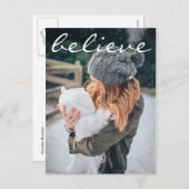 ホワモダンイ信じタイポグラフィ写真 シーズンポストカード (正面/裏面)