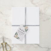 ホワモダンエレガントイトローズゴールデン結婚アーチ ギフトタグ (より糸付き)