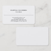 ホワユニークイトクラシカルプレーンクリエイティブ 名刺 (正面/裏面)