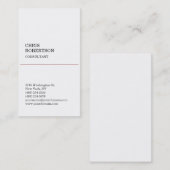 ホワユニークイ標準クラシカル名刺 名刺 (正面/裏面)