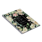 ホワ伝統的イビクトリアントローズウェディングプランナー ノートブック (右側)