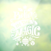 ホワ信じイトクリスマス魔法で ウィンドウサイン (シート3)