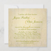 ホワ独身のイローズ結婚・バドの招待 招待状 (裏面)