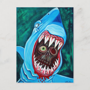 ホワ素晴らしイトゴブストッパ – Shark VSゾンビ ポストカード
