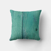 ホワ素晴らしイトシャークおもしろいブルーウッドエフェクト クッション (裏面)