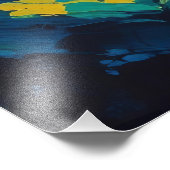 ホワ素晴らしイ海絵を描の写真鮮やかPr フォトプリント (角)