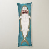 ホワ素晴らしメ攻撃おもしろい魚ノベルティ海 ボディピロー (裏面 (縦))