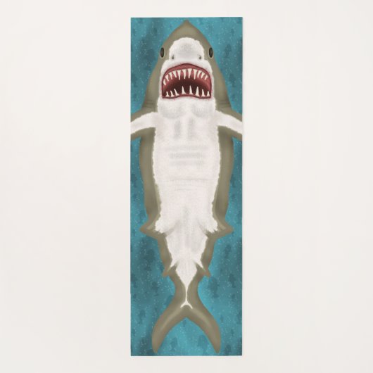 ホワ素晴らしメ攻撃おもしろい魚ノベルティ海 ヨガマット (裏面)