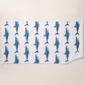 ホワ素晴らしメ ビーチタオル (正面)