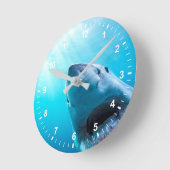 ホワ素晴らしメ |南アフリカ ラウンド壁時計 (傾斜)