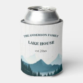 ホワ素朴イトウッドカスタムファミリーネームレイクハウス 缶クーラー (缶正面)