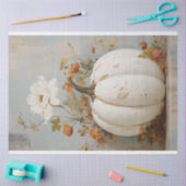 ホワ素朴イトカボチャとフローラティッシュペーパー 薄葉紙 (クラフト)