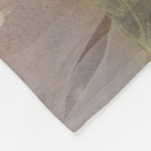 ホワ素朴イトチューリップカントリー結婚ズ フリースブランケット (角)