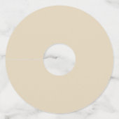 ホワ素朴イトディアー〔雄ジカの〕枝角&バーンウッド結婚ズ ワイングラスタグ (裏面)