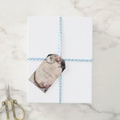 ホワ素朴イト樺の木フローラ&ハミングバードの好意 ギフトタグ (より糸付き)