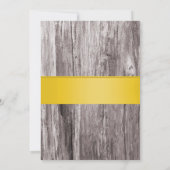 ホワ素朴ートフランギパニフラワービーチ結婚式 招待状 (裏面)