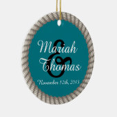 ホワ航海のイトロープといかりモノグラム セラミックオーナメント (右)