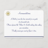 ホワ航海のイ結婚の宿泊カード エンクロージャーカード (正面)