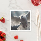 ホワ飛んでいるイト平和鳩 スタンダードカクテルナプキン (インサイチュ)