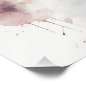 ホワ魅力的イトサパリドッグウォーターポートレート ポスター (コーナー)